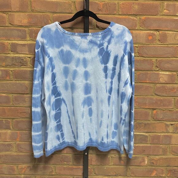 Velvet Heart Blue Tye Dye Sweater Size Large NWOT - Picture 3 of 6